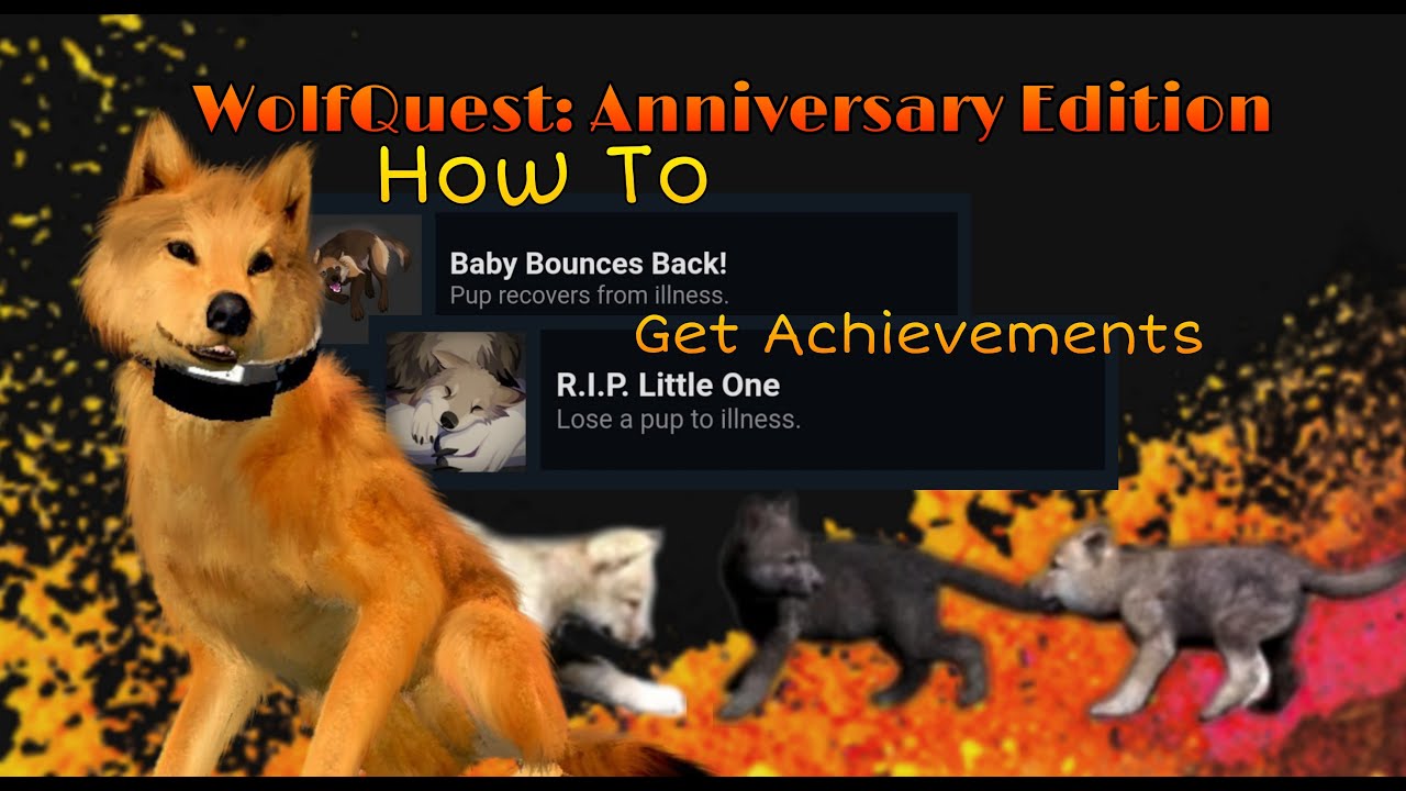 WolfQuest: AE | Как Получить Достижения R.I.P Little One & Baby Bounces Back
