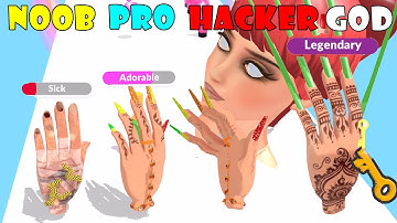 NOOB vs PRO vs HACKER vs GOD - Hand Evolution Runner!