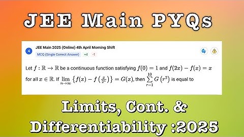 Let  be a continuous function satisfying  f(0)=1  and f(2x)-f(x)=x  for all x belong to R