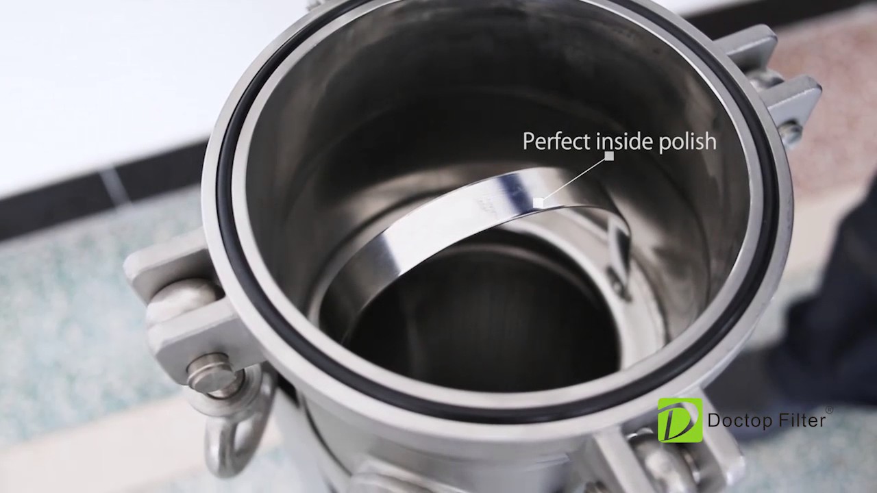 Single Bag Filter Housing with M20 Screw | Compact & Secure Liquid Filtration by Sffiltech