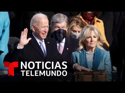 En video: Joe Biden juramenta como el presidente número 46 de Estados Unidos | Noticias Telemundo