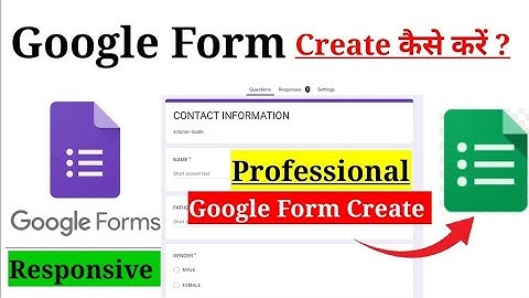 Hoe maak je een Google-formulier | Hoe maak je een Google-formulier | Hoe maak je een Google-form...