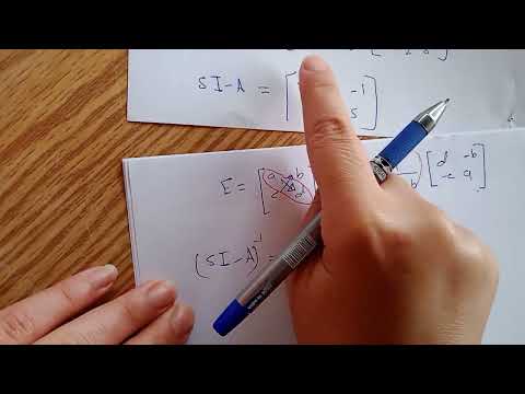 بالعربي  State space to transfer function  1