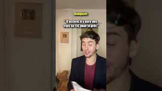 UN HOMME DEMANDE UN PRÊT À LA BANQUE ????