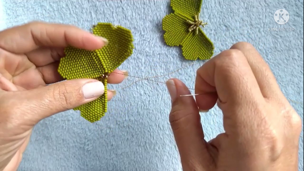 Hermoso Maxi Aretes en Mostacillas checa, parte 2