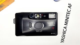 yashica minitec af kyocera 35mm film compact camera point and shoot