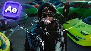 CRACKED GLASS TRANSITION PROJECT AFTER EFFECTS