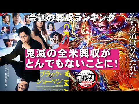 鬼滅の全米興収、ブラック・ショーマンの興収など【俺的映画速報Vol.338/第1部】【映画レビュー 考察 興行収入 興収 filmarks 鬼滅の刃 無限城編 ベートーヴェン捏造】