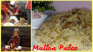 4 Kg Mutton Pulao| One pot mutton pulao| Mutton Yakhni Pulao| Pehla Roza| Iftar Party| Ramzan vlog