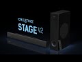 Creative stage v2  21 soundbar and subwoofer with clear dialog and surround