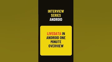 LiveData in Android Explained in 60 Seconds | Android Jetpack Interview Prep #education  #androiddev