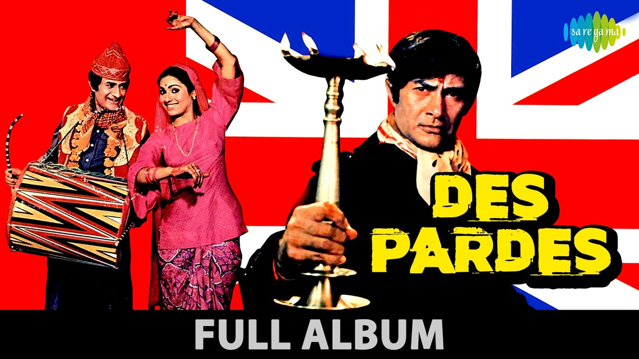 Des Pardes  Nazrana Bheja Kisi Ne Pyar Ka  Tu Pee Aur Jee  Dev Anand  Tina Munim  Full Album