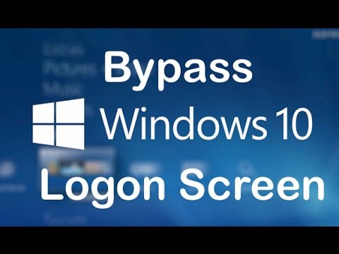 How  to Bypass Login Screen of Windows 10