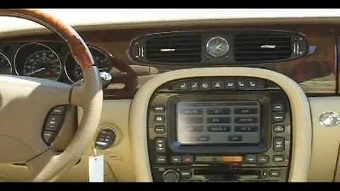 2008 JAGUAR XJ8 VANDEN PLAS BLUE #H19967 DALLAS, TX.