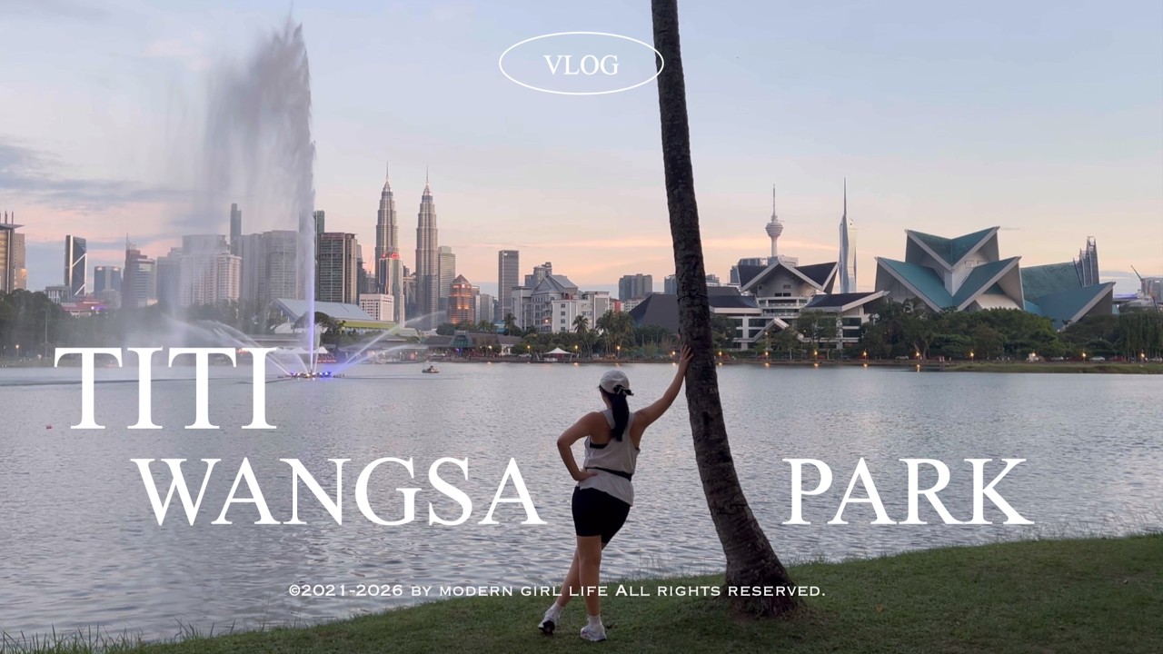 🇲🇾Most Beautiful Park in Malaysia? Titiwangsa Park 🌳 | KL Running Course