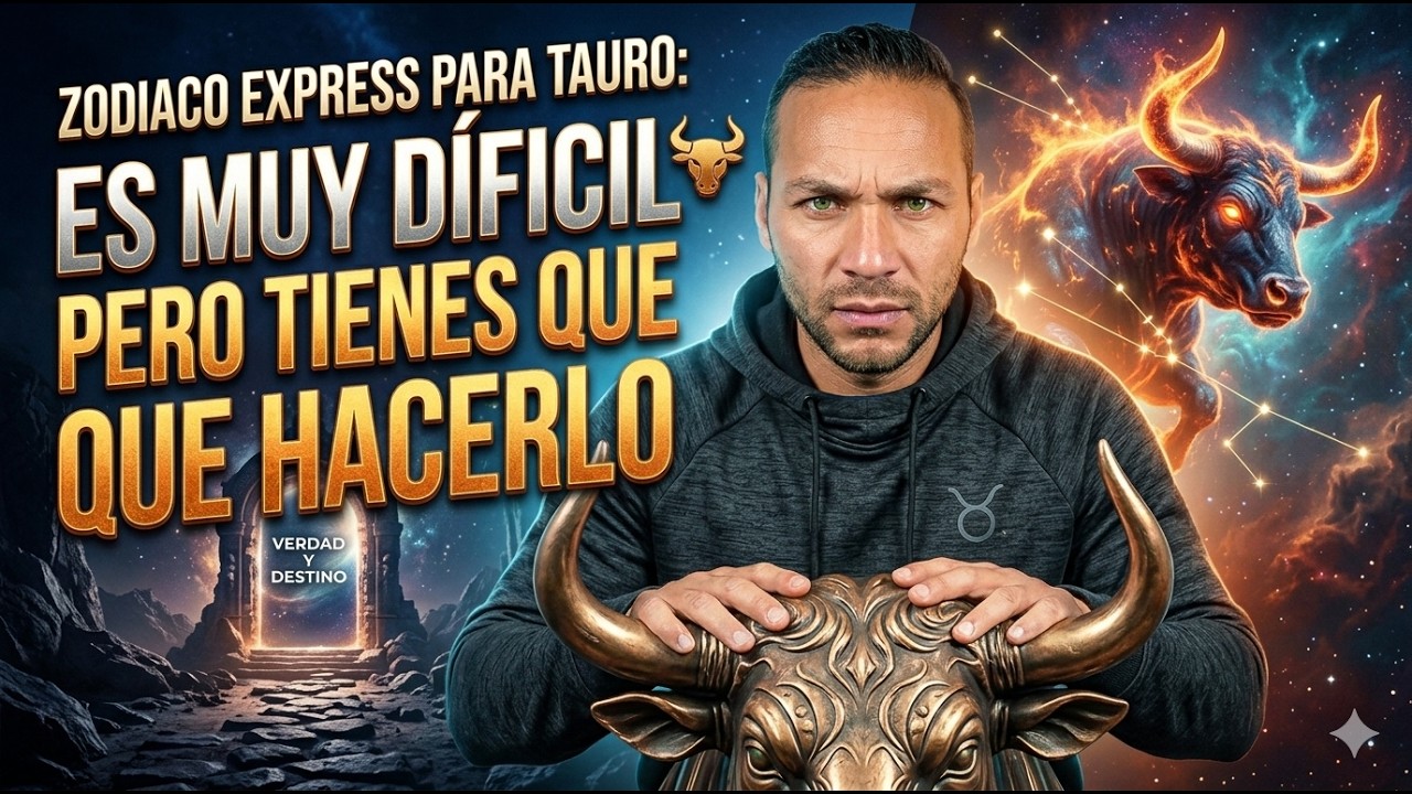 TAURO ES MUY DÍFICIL PERO TIENES QUE HACERLO - YouTube