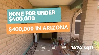 Home for under $400,000 in Arizona