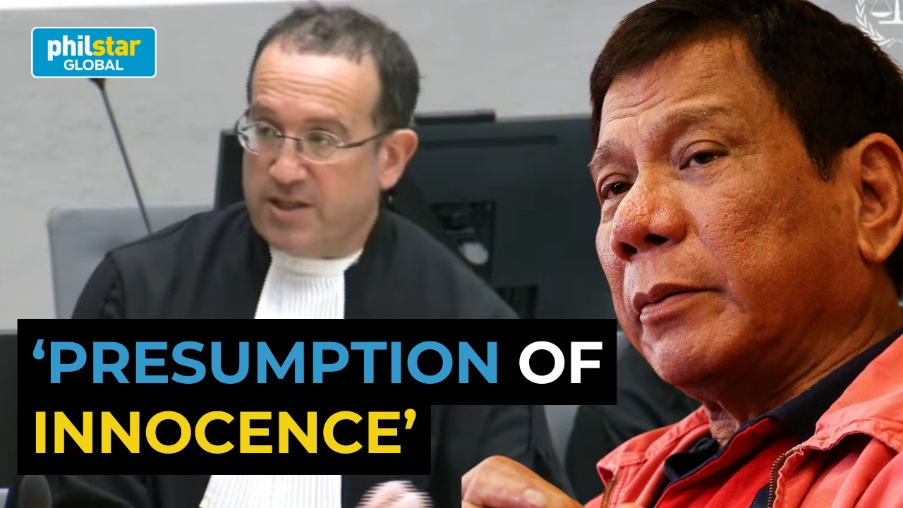 Duterte sa ICC: Kaufman, gusto ng due process para kay Duterte