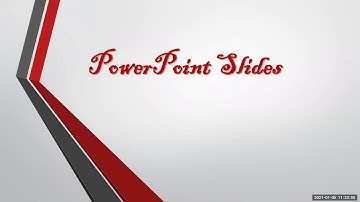 Introduction to Computer Skills (CS-111) Lecture 05 Jan 2021 Part 2