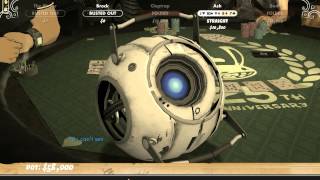 Poker Night 2 - GLaDOS Personality Sphere - Player Loses