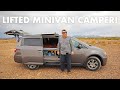A lifted minivan camper conversion honda odyssey tour