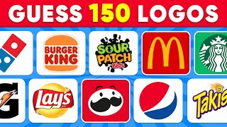 Guess the Logo in 3 Seconds | Food & Drink Edition 🍕🥤 150 Logos | Quiz Kingdom