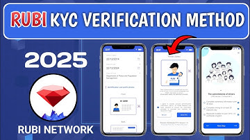 Rubi Kyc verification Method | Rubi Network Kyc video method 2025