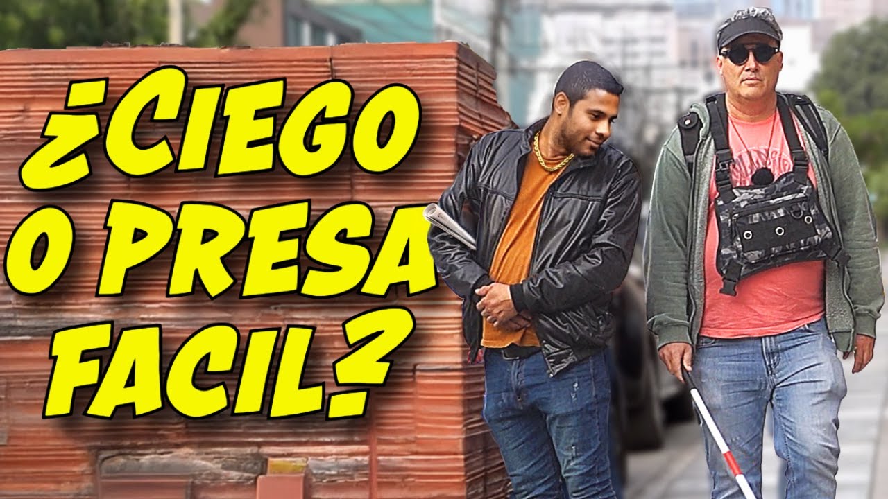 Fingí ser ciego… y esto fue lo que hicieron conmigo