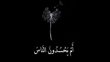 (أَمْ يَحْسُدُونَ النَّاسَ) بصوت القارئ سعود الفايز & أجمل حالات واتساب جديدة QHD .. مقاطع قصيرة 💔
