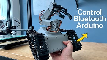 Cómo hacer un BRAZO ROBÓTICO montado en un TANQUE / Impresión 3D