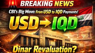 Iraqi Dinar 🚨 CBI’s Big Move: From USD to IQD Payments – Is a Dinar Revaluation Coming?