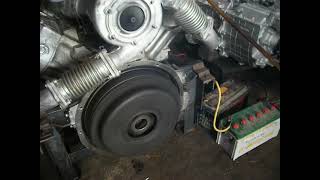 Testing on Stand KrAZ 260 Engine at our workshop WEST END MOTORS, Bikaner