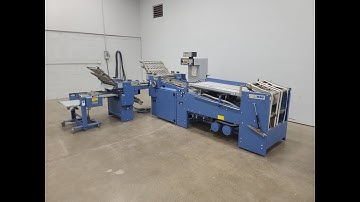 2009 MBO B21 Continuous Feed Paper Folder w/ 8pg Unit and Mobile Delivery