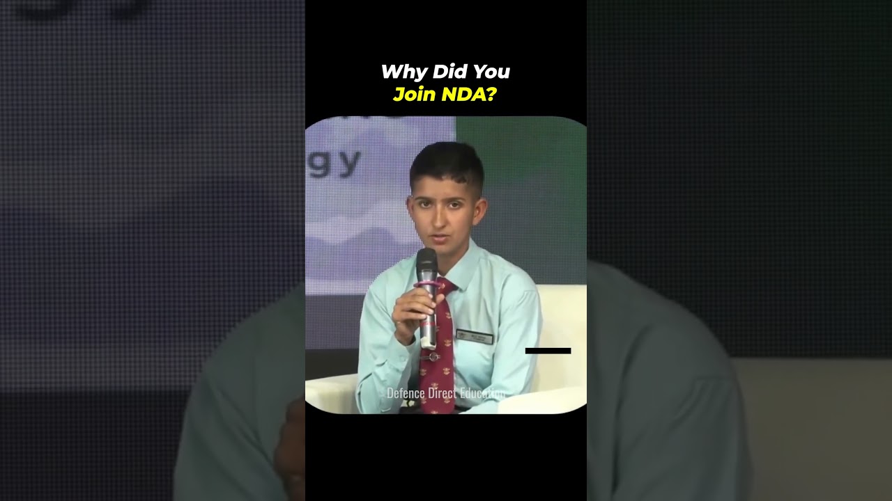 Why did you join NDA