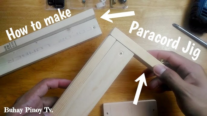 How to make a paracord bracelet jig 