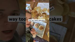 ⚠️ 50 pancakes it’s just too much #mealprep #mealplanning #pancakes #discardrecipes #sourdough #adhd Resimi