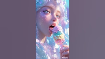 🍦💎 #ai #art #girl #icecream
