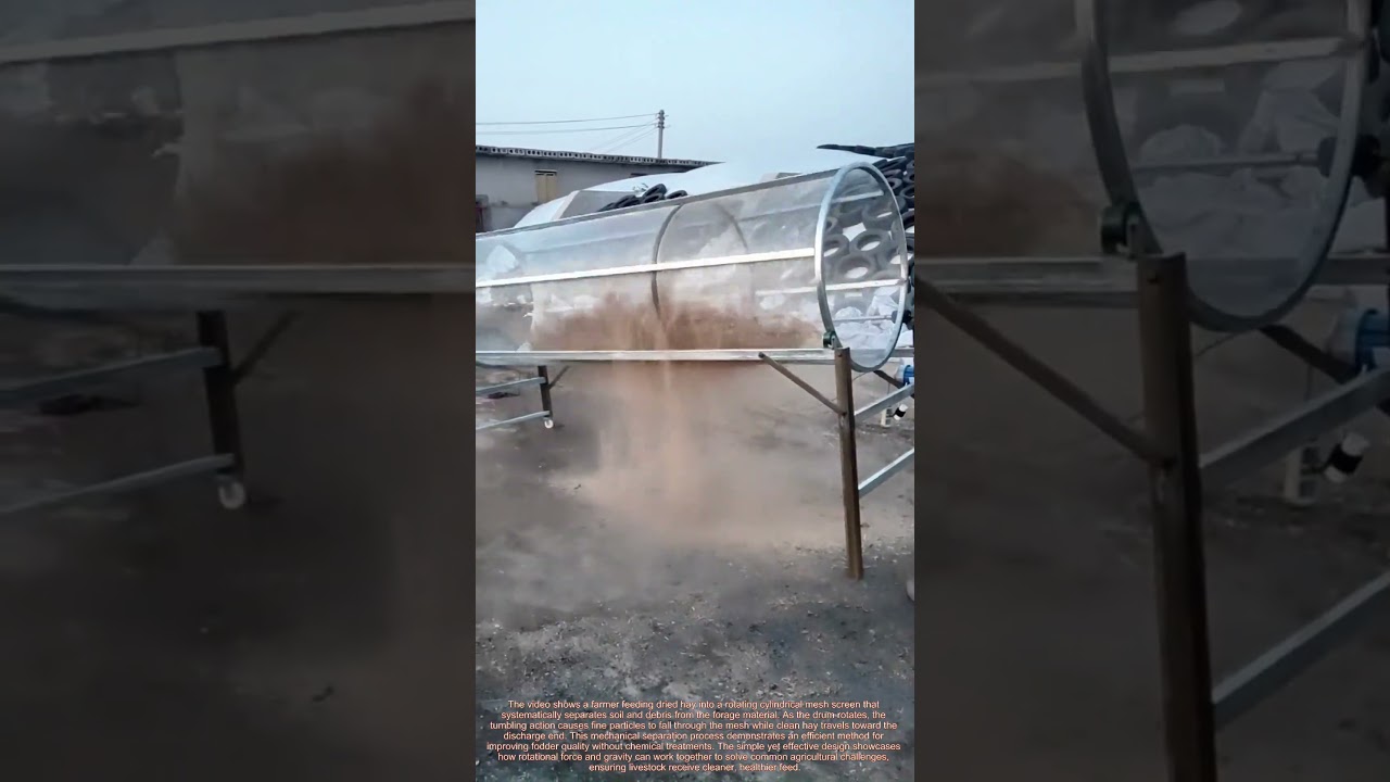 Hay Purify: The Spinning Filter That Cleans Animal Feed Perfectly