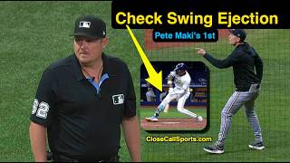 E18 - Pete Maki Earns 1st Career Ejection Repeatedly Pointing at Chad Whitson Over Check Swing Walk