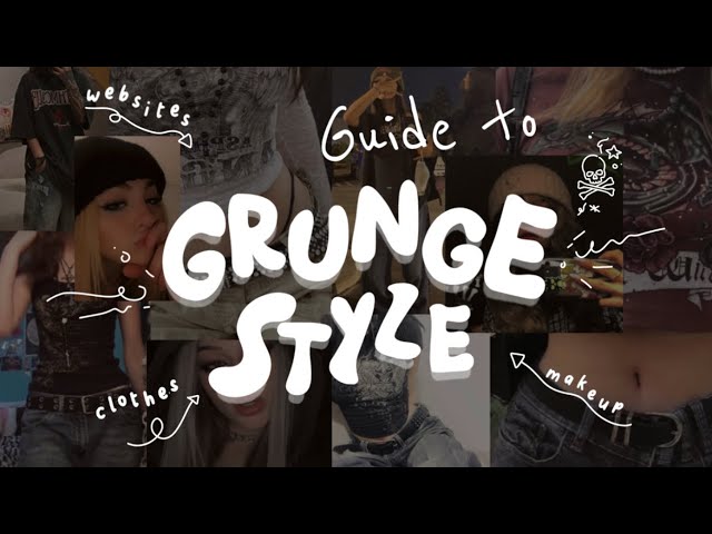 HOW to build GRUNGE aesthetic wardrobe in 2024! Tips u0026 Tricks class=