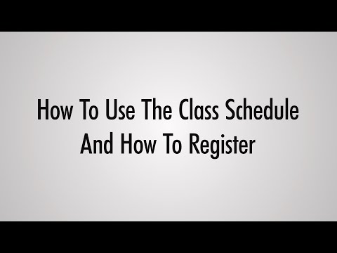 EvCC ctcLink Video User's Guide - How to Use the Class Schedule and How to Register