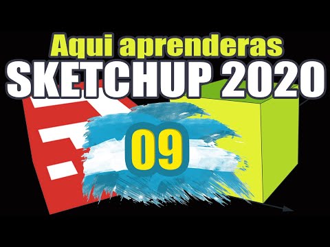 Curso gratis Sketchup 2020 #09 Herramienta mover, copiar, crear arrays