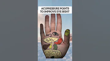 Improve Eye Sight by just pressing one Point | Acupressure for weak eyes