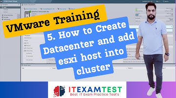 VMware Training: 5 Creating Datacenter and adding esxi host