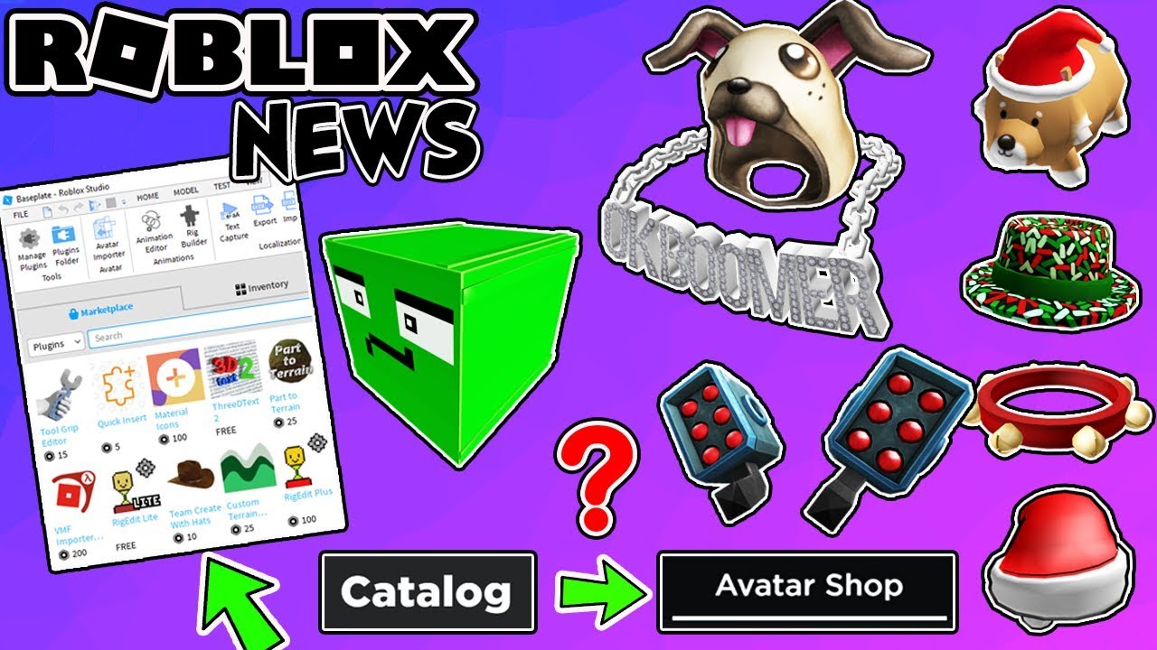 Roblox News Catalog Renamed To Avatar Shop Christmas Ugc Items Plugin Marketplace Leaks Youtube - sécurisée de roblox osiris