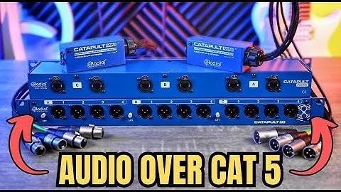 AUDIO Over CAT 5 to SIMPLIFY Your Setup - Radial Catapult