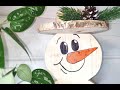 DIY SNOWMAN \Снеговик - своими руками! /Снеговик из дерева / Как сделать снеговика