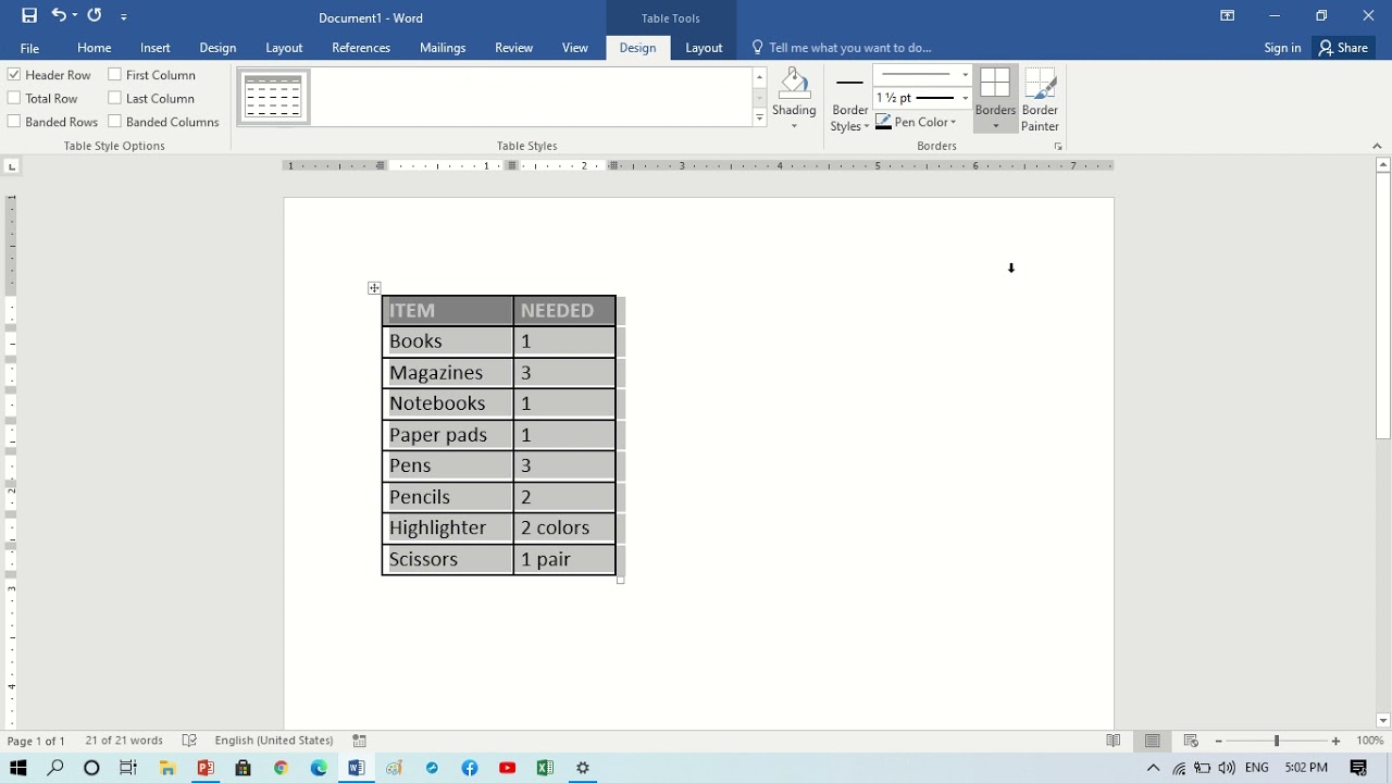 How To Change Table Border Thickness In Word | Brokeasshome.com