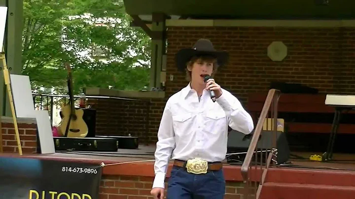 Hunter Cook singing In Color by Jamey Johnson at t...