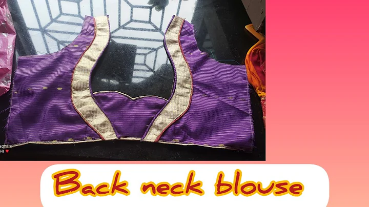beck neck blouse design cutting and stitching #   ...
